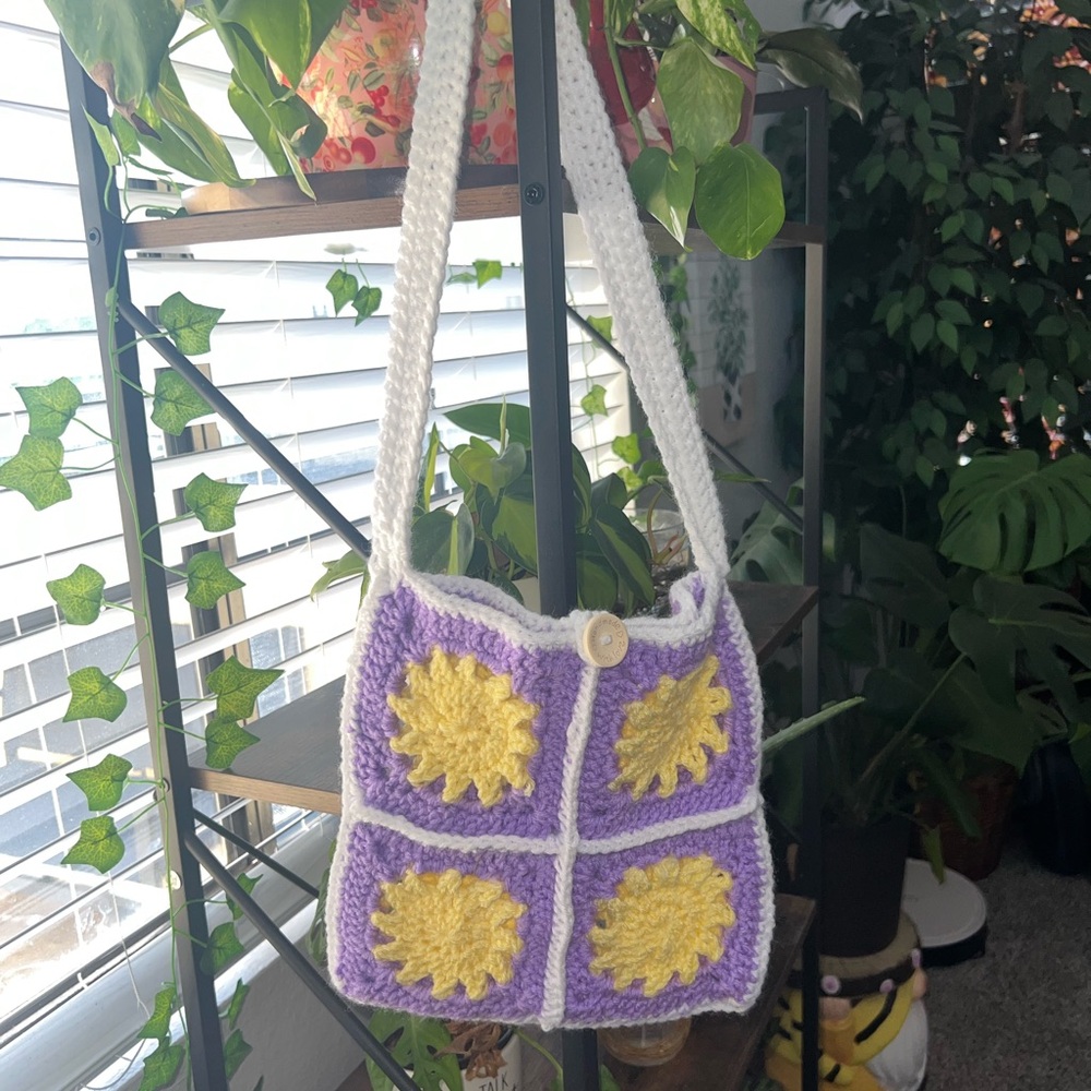 Handmade ☀️ sun shoulder tote bag